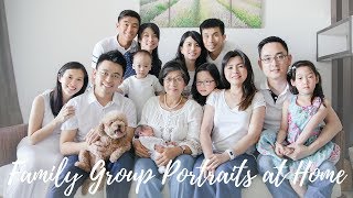 Loi and Pei Si Family Group Portraits at Home