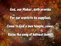 Thanksgiving Medley - Prayers & Religious ecards - Thanksgiving Greeting Cards