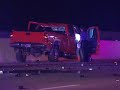 I-69 Sign Accident Fort Wayne, Indiana