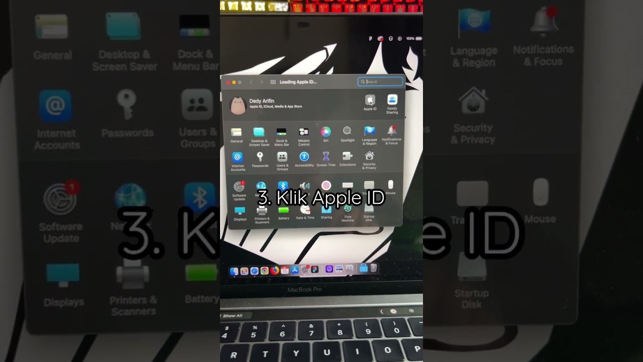 How to sign out Apple ID on Macbook Pro macOS Monterey How to sign out Apple ID on Macbook Pro macOS Monterey
