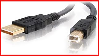 C2G Usb Cable, Usb 2 0 Cable, Usb A To B Cable, 9 84 Feet 3 Meters, Black, Cables To Go 45003