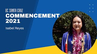 Commencement 2021 Isabel Reyes