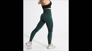 Y Seamless Leggings Hollow Printed Workout Pants