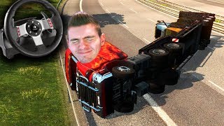 CAMINHÃO NOVO = ACIDENTE!!! (DEU RUIM) Euro Truck Simulator 2