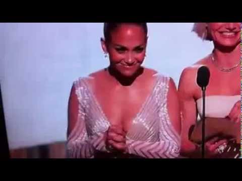 Jennifer Lopez 2012 Oscars Wardrobe Malfunction Nip Slip with Cameron Diaz