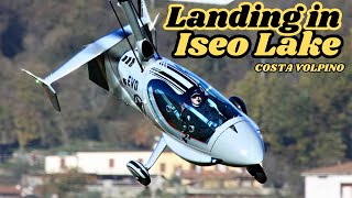 Gyrocopter Ela Eclipse Evo - Take Off & Landing In Costa Volpino - Iseo Lake - Bg07