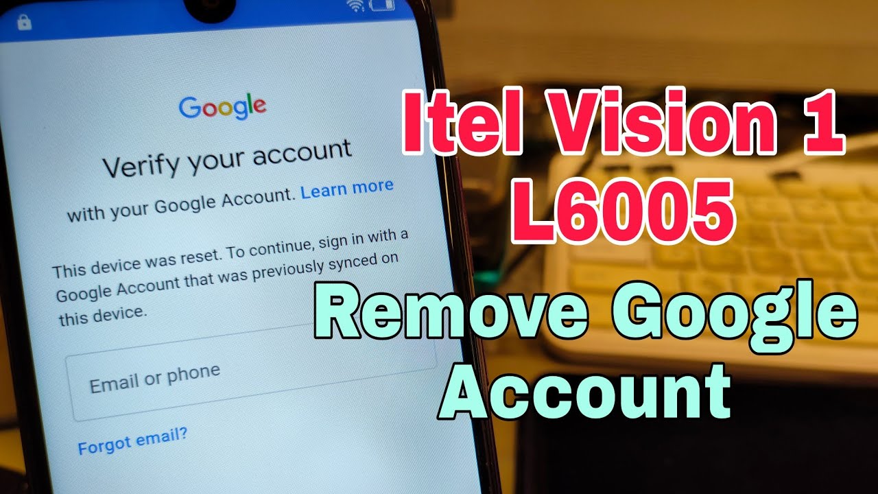 Itel Vision1 L6005, Remove Google Account, Bypass FRP, Itel Vision1 L6005, Remove Google Account, Bypass FRP,