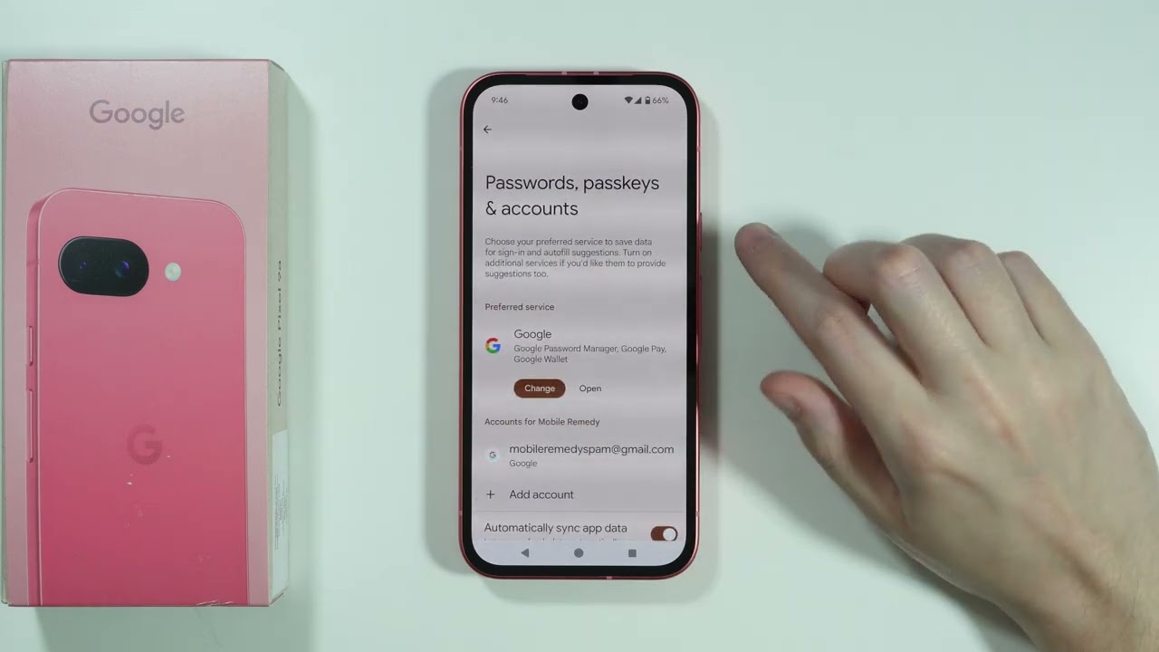 Google Pixel 9a: How to Remove Google Account (Sing Out Google Pixel 9a: How to Remove Google Account (Sing Out