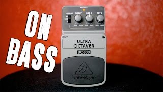 Behringer UO300 Ultra Octaver [Bass Demo]