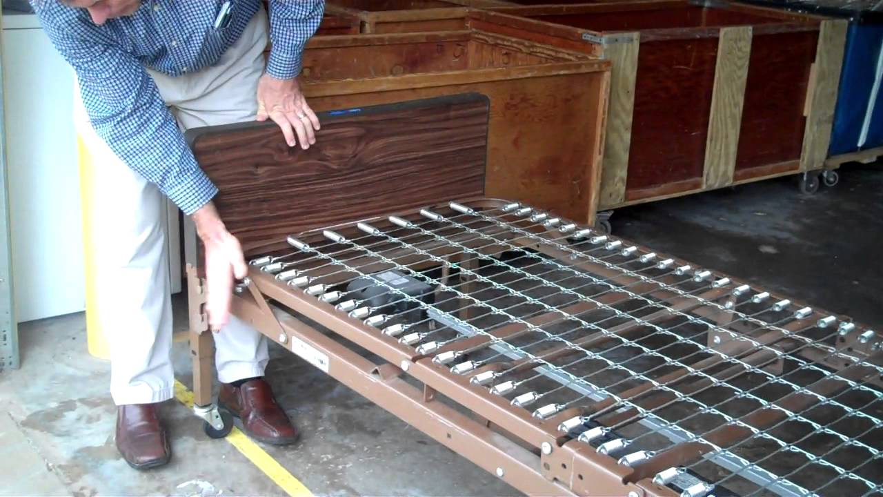 Taking apart a hospital bed YouTube