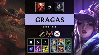 Gragas Mid Vs Akali - Kr Grandmaster Patch 25.17