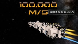 Space Engineers: 100,000 m/s THIS IS TOO FAST