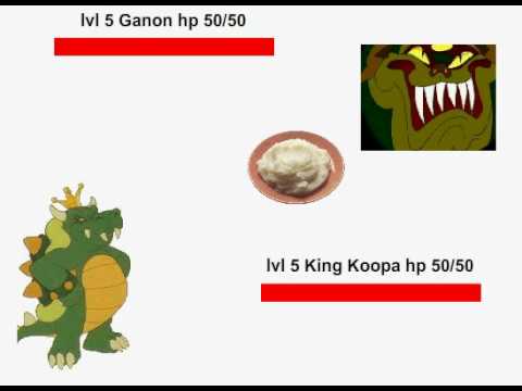 Youtube  Koopa Vs Ganon Pokemon Style