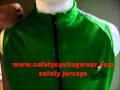 led green safety jersey, cool and safest bike jerseys anywhere safety cycling shirts.wmv