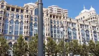 Видео Baku street, Azerbaijan. Улица Балаханская - Басина - Физули. Баку. от V. video, улица Физули, Баку, Азербайджан