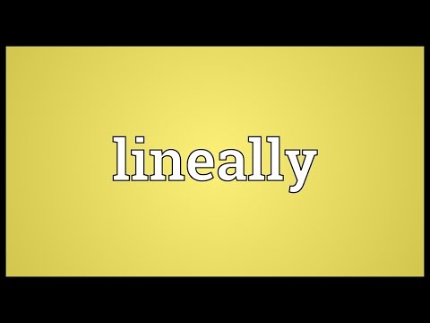 Header of lineally