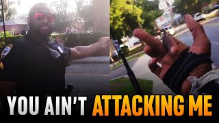 This Man Owns Corrupt Cop After He Almost Loses It