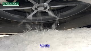 Flake Ice Plant, How Did Produce Ice During The Testing Phase?