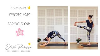 55-minute Vinyasa Yoga class 🌸 Spring Flow to detox 🌸