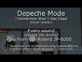 Video Depeche Mode - I Sometimes Wish I Was Dead (Cover version) Roland JP-8000 demo