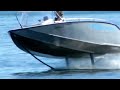 Elektrofoil FOILTWISTER hydrofoil boat flying and landing