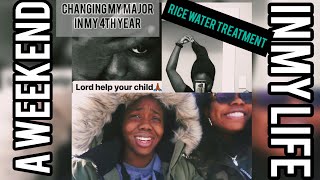 CHANGING MY MAJOR FROM PETROLEUM ENGINEERING TO MARKETING IN MY 4TH YEAR 😂 || RICE WATER TREATMENT