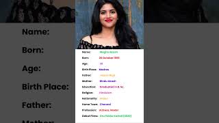 South Actress Megha Akash Biography
