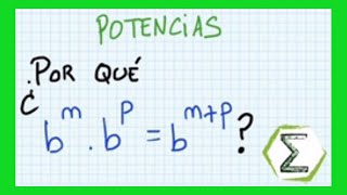 Suma de exponentes en potencias de misma base | CURSO de POTENCIACIÓN Clase #2