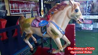 1990S Falgas Coin Operated Horse Kiddie Ride - Derby