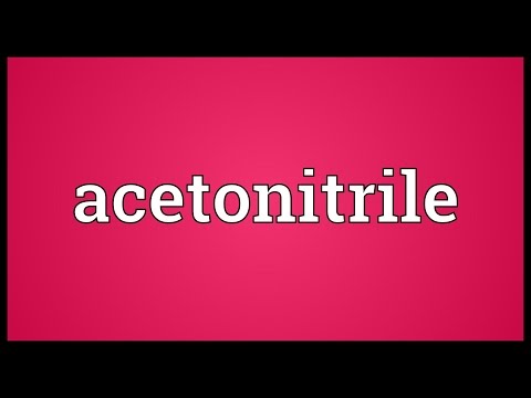 Header of acetonitrile
