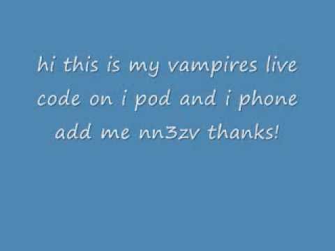 vampires live cheat code
