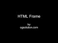 HTML Frames