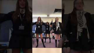 High School Girls Dance In Harmony