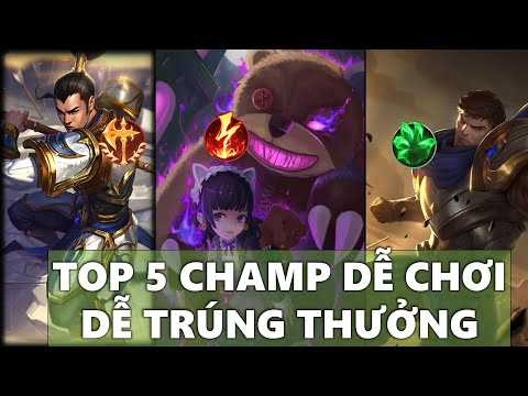 TOP 5 Tướng dễ chơi mà lại mạnh cho người mới | TỐC CHIẾN.