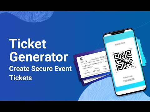 Ticket Generator youtube video