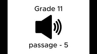 Passage 5 - grade 11, DİM toplu 2023