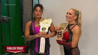 Mandy Rose & Dana Brooke Attacks Natalya & T Before Hell In A Cell Kickoff Full Segment