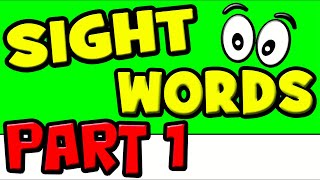 Learn Sight Words For Kids 26 Sight Words With Sentences