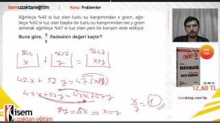 37 Karışım Problemleri - İlyas Güneş 2016