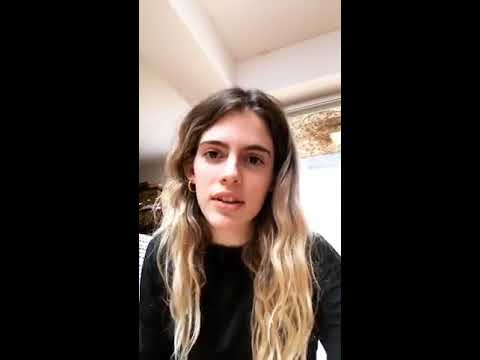 Chiara Parravicini - cantando y habla ingles - frances con fans