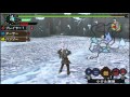 【MHP3】Ice Barroth/ボルボロス亜種 vs Duals [Demo-Version]