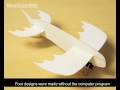 Paper plane program makes crazy designs fly