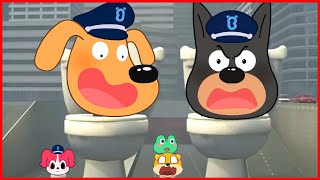 Sheriff Labrador - Skibidi Toilet Meme Song ( Part 21 )