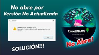 Como Abrir Archivo De Cualquier Versión De Corel Draw- 2023- Solucion