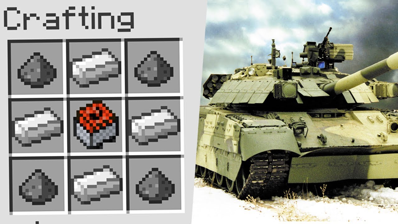 Как сделать танк в игре майнкрафт пе без модов