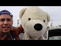 TEDDY BEAR COMES TO LIFE IN CAR PRANK ON GIRLFRIEND.. (cute reaction)