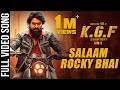 Salaam Rocky Bhai Full Video Song | KGF Tamil Movie | Yash | Prashanth Neel | Hombale Films