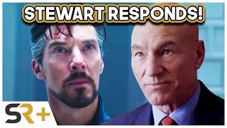 Patrick Stewart Reacts To Professor X In Doctor Strange 2 Trailer!