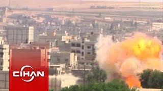 Kobani'deki Patlama Anı Saniye Saniye Kaydedildi