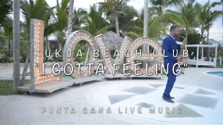 "I GOTTA FEELING" sax cover at Kukua Beach Club Wedding